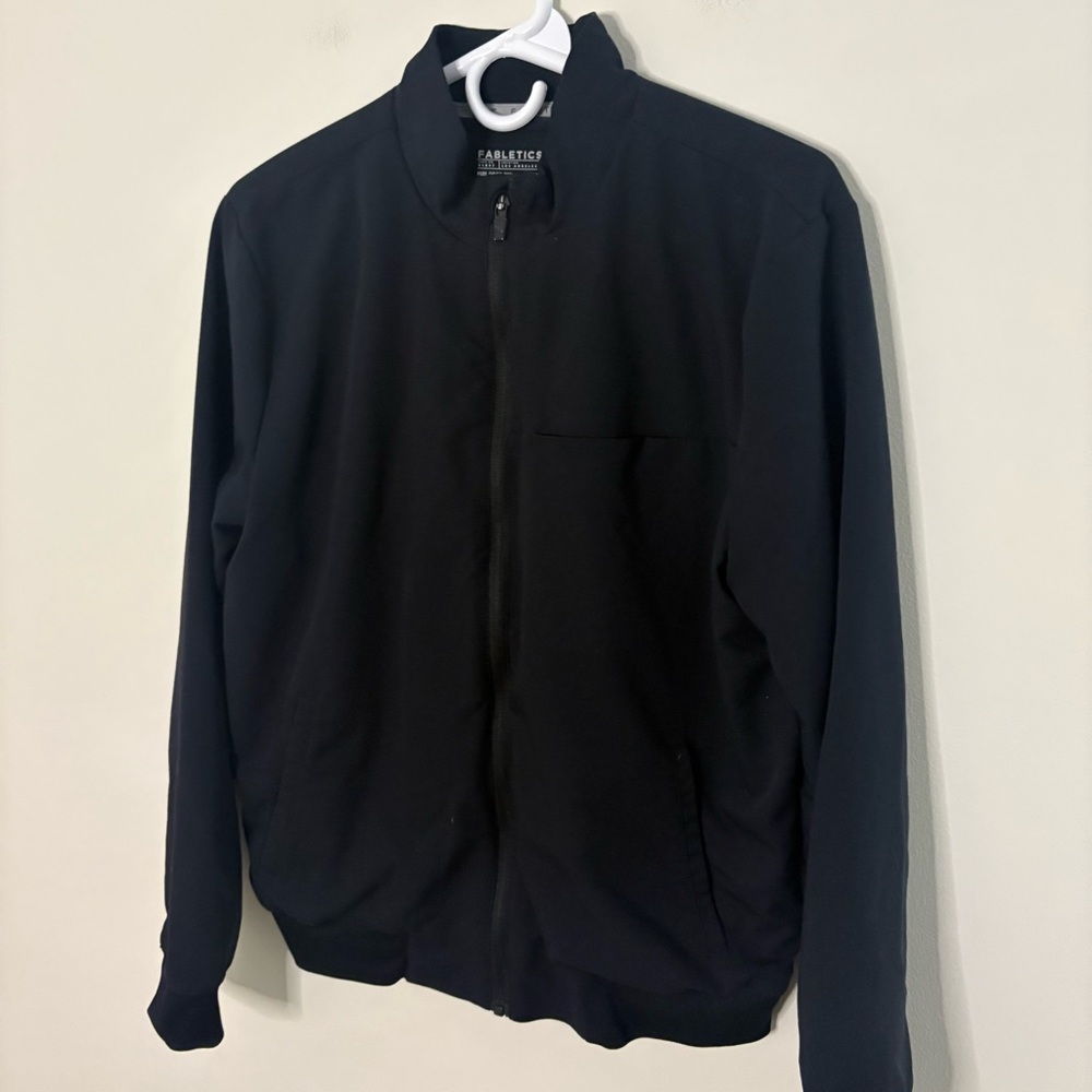 Fabletics Women’s Medium Black Full Zip Track Jac… - image 3